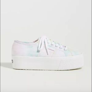 Superga 2790 Tie-Dye Platform Sneakers Size US8 EU 39 NEW